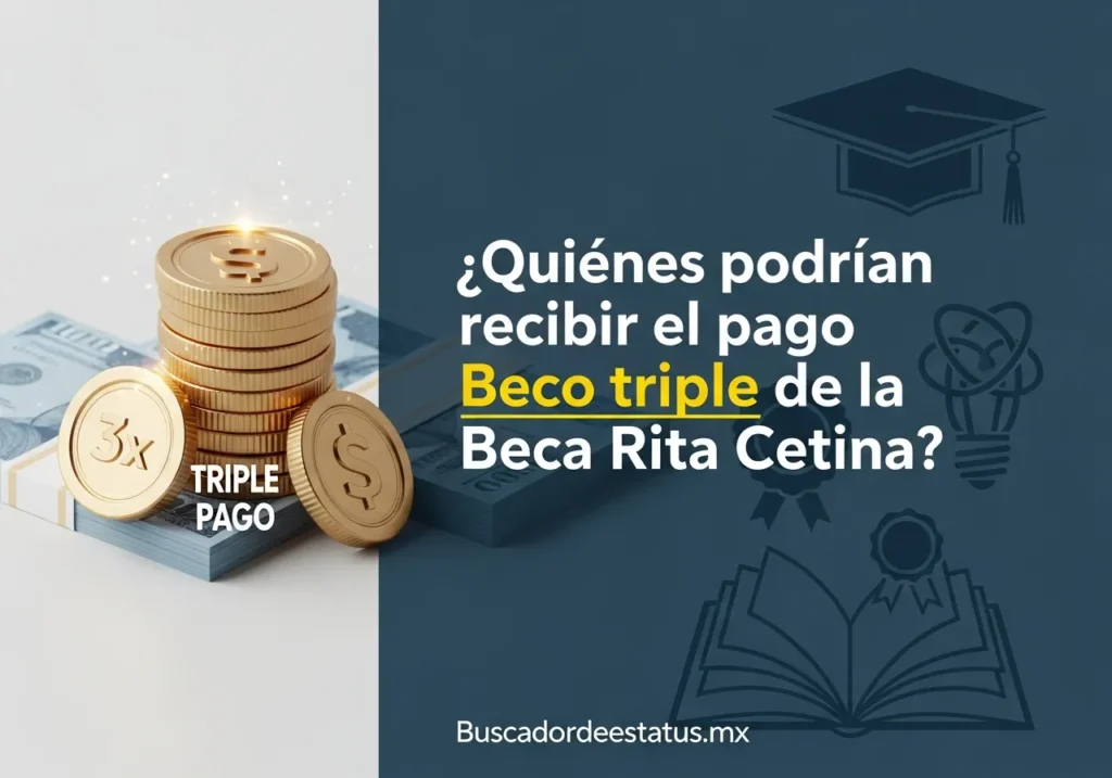 Quiénes podrían recibir el pago triple de la Beca Rita Cetina